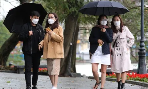 Cuối tuần miền Bắc đón không khí lạnh, trời mưa rét
