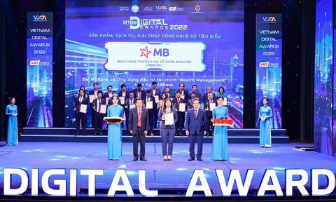 MB "thắng lớn" tại giải thưởng Chuyển đổi số Việt Nam 2022