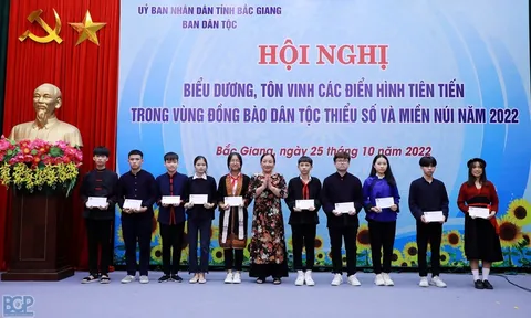 Bắc Giang: Biểu dương, tôn vinh 45 điển hình tiên tiến trong vùng đồng bào dân tộc thiểu số và miền núi năm 2022