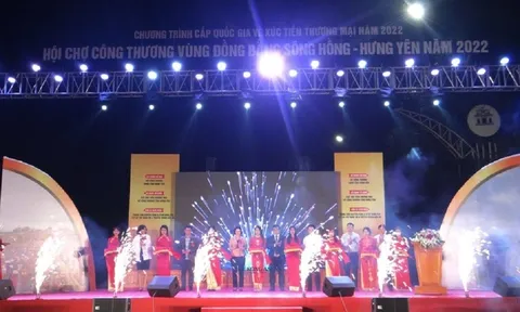 Hơn 100 doanh nghiệp tham gia Hội chợ công thương vùng đồng bằng sông Hồng năm 2022