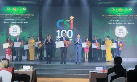 Vinh danh 100 doanh nghiệp bền vững tại Việt Nam năm 2022