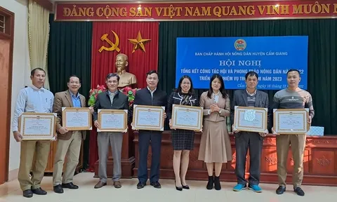 Hải Dương: Hội nông dân huyện Cẩm Giàng tổng kết công tác Hội và phong trào nông dân