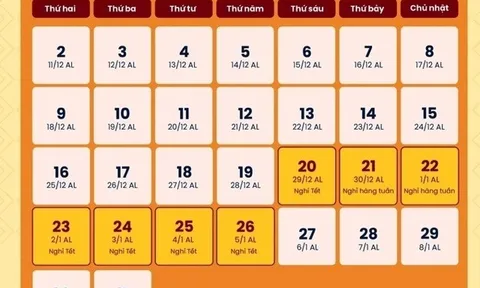 Người lao động được nghỉ 19 ngày lễ, Tết trong năm 2023