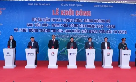 Khởi công 12 dự án thành phần cao tốc Bắc - Nam