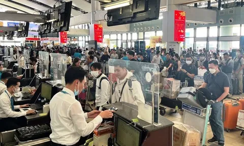 Hơn 9,8 triệu khách thông qua các cảng hàng không trong tháng 1/2023