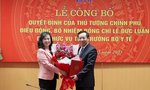 Công bố quyết định bổ nhiệm tân Thứ trưởng Bộ Y tế