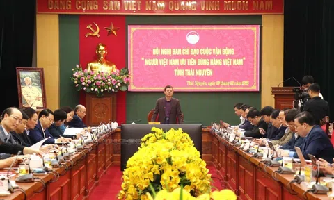 Thái Nguyên: Ban chỉ đạo Cuộc vận động “Người Việt Nam ưu tiên dùng hàng Việt Nam” tổ chức hội nghị