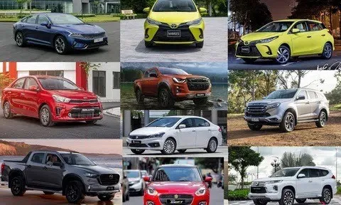 Top những mẫu ô tô bán chạy nhất Việt Nam tháng 1/2023