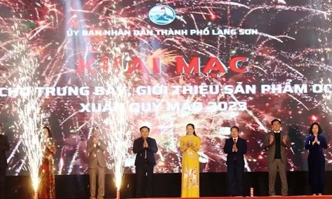 Lạng Sơn: Hội chợ trưng bày sản phẩm OCOP, sản phẩm đặc trưng địa phương đầu 2023