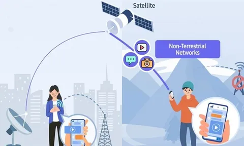 Samsung công bố tính năng kết nối 2 chiều qua vệ tinh
