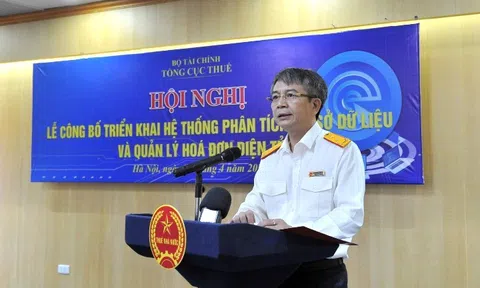 Công bố triển khai “Hệ thống phân tích cơ sở dữ liệu và quản lý hóa đơn điện tử”