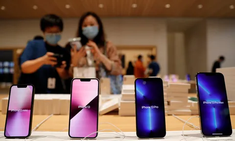 Năm 2022, nhập khẩu iPhone chiếm 46,05% tổng kim ngạch nhập khẩu điện thoại nguyên chiếc của cả nước