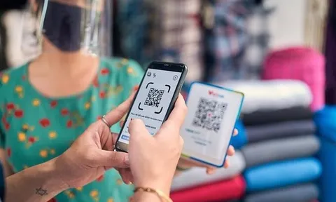 Thanh toán không dùng tiền mặt qua QR tăng hơn 150%