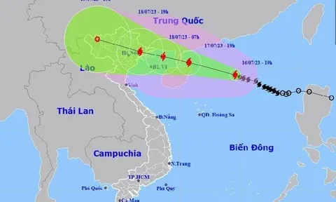 Bão số 1 giật cấp 15, hướng về Quảng Ninh - Hải Phòng