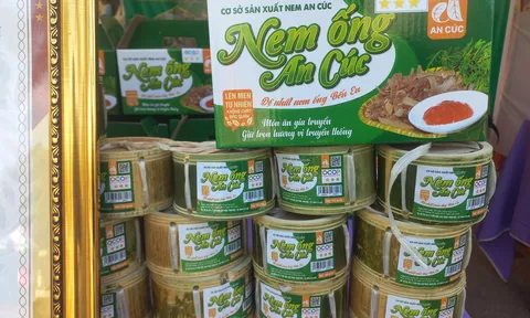 Nem ống luồng, sản phẩm OCOP độc đáo của Xứ Thanh