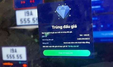 Nhiều biển số xe "ngũ quý", "tứ quý" được đấu giá vào ngày 21 và 22/9